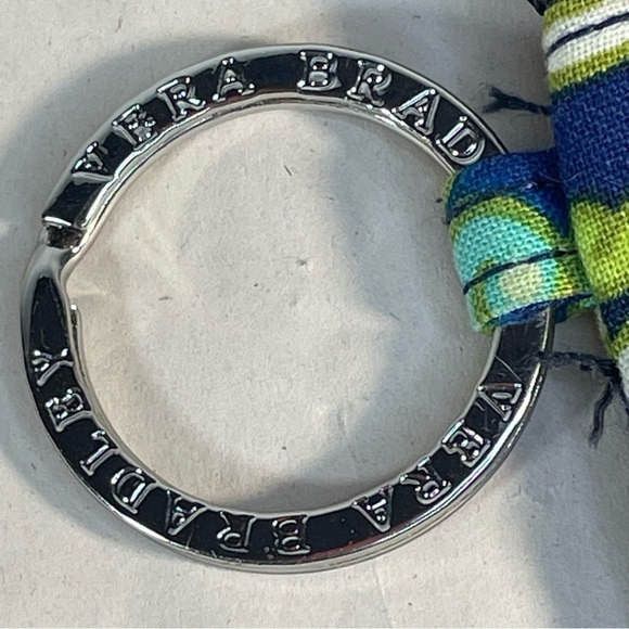 Vera Bradley Rhythm and Blues Small Keychain Wallet ID Pouch - Picture 4 of 9